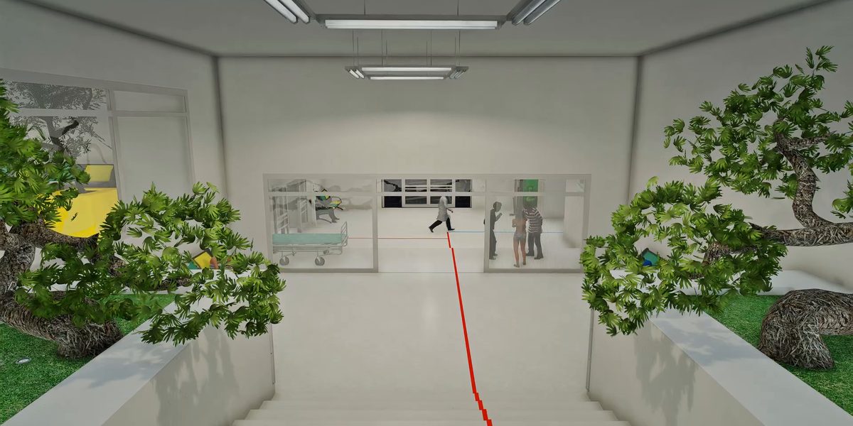 Medical Center — In-game view from the official trailer